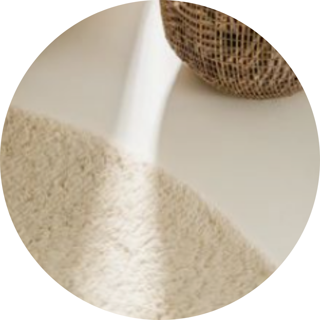 Berber vloerkleed rond