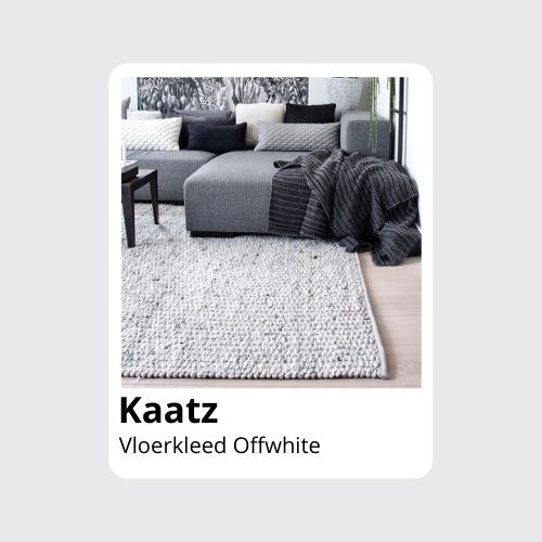 Offwhite vloerkleed