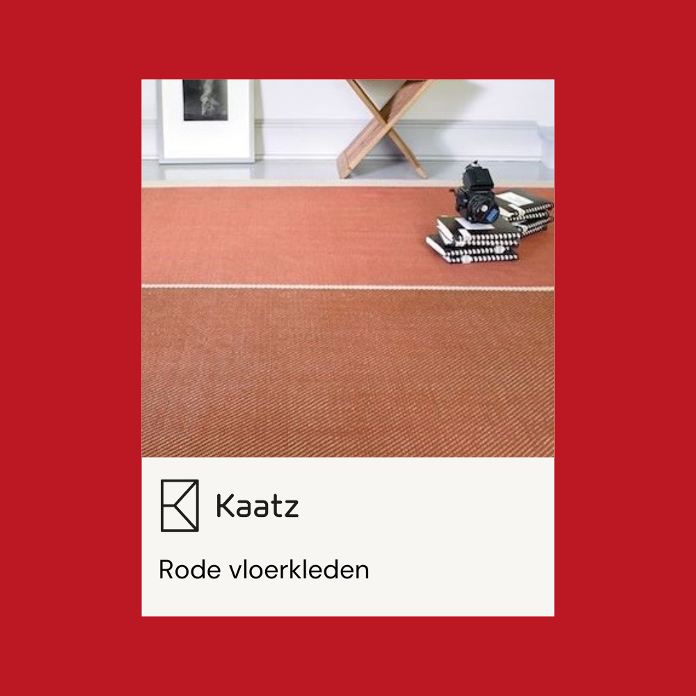 Rode vloerkleden van Kaatz