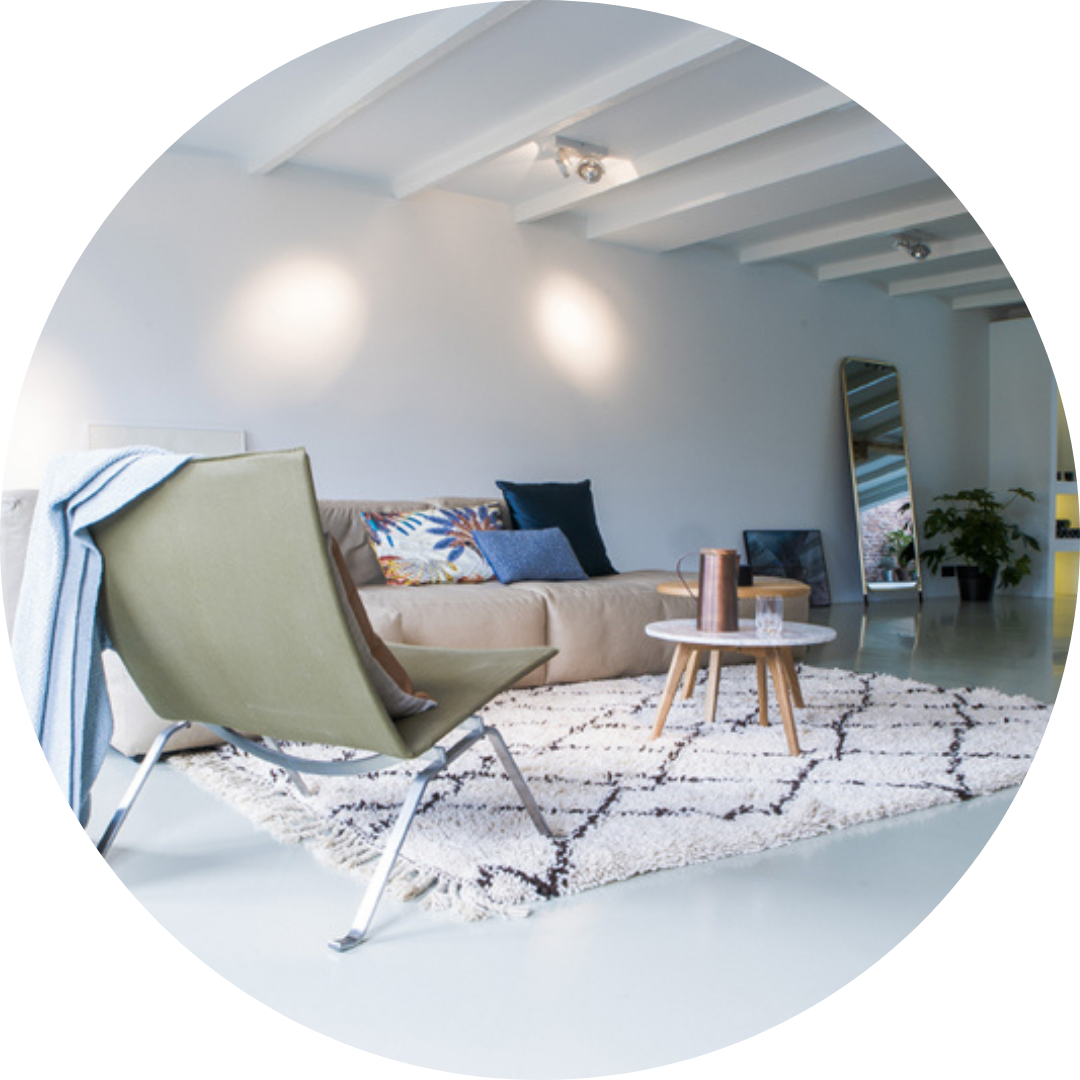 Maatwerk berber vloerkleed