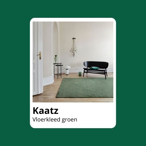 Groen vloerkleed