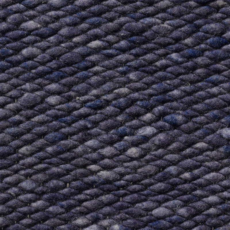 Wollen vloerkleed gevlochten Lisanne Jeans 459; Wollen vloerkleed gevlochten Lisanne Jeans 459