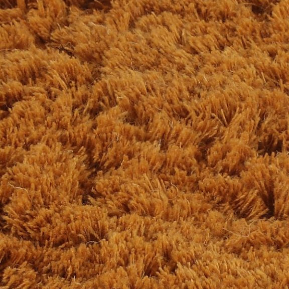 Hoogpolig wollen kleed Coco Oranje Bruin 51