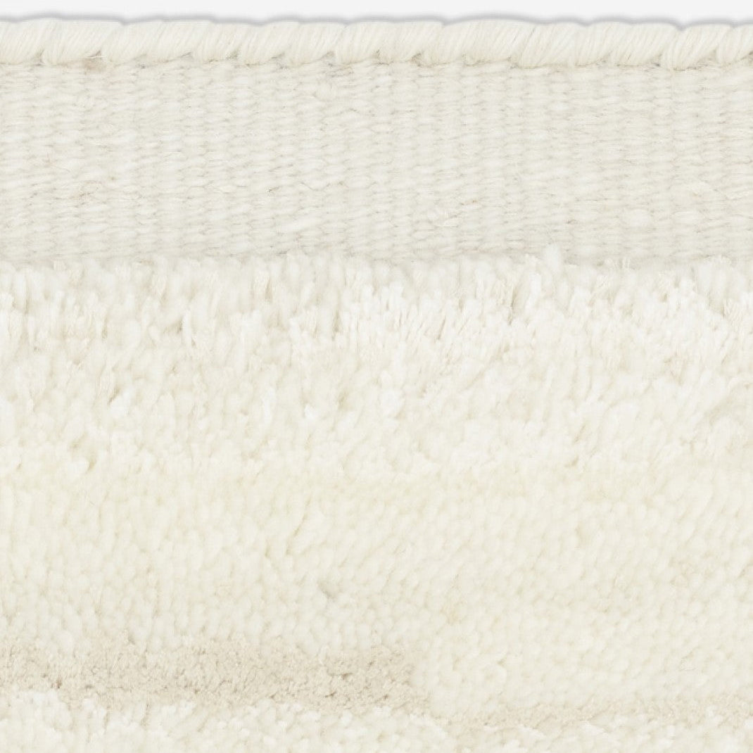 Kvadrat vloerkleed Cascade Wit C0002