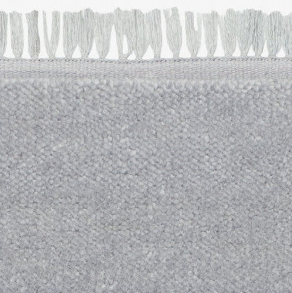 Kvadrat vloerkleed Harvest Coloured Fringes Muisgrijs c2525