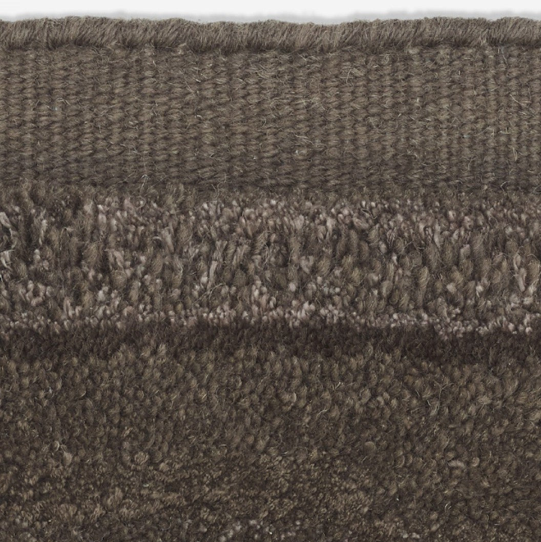 Kvadrat vloerkleed Cascade Donkerbruin C0016