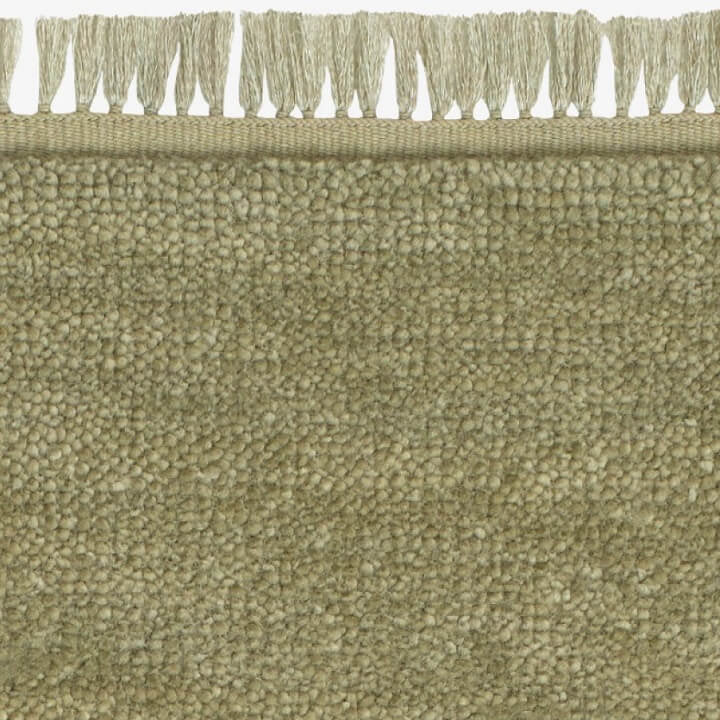 Kvadrat vloerkleed Harvest Coloured Fringes Beige Grijs c4343