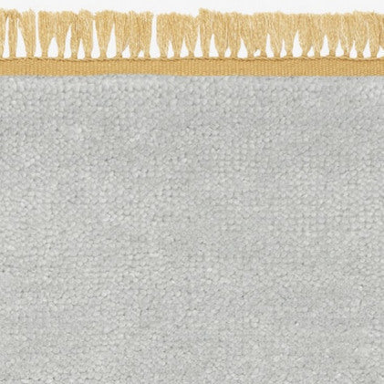 Kvadrat vloerkleed Harvest Cross Coloured Fringes Lichtgrijs Geel c1213