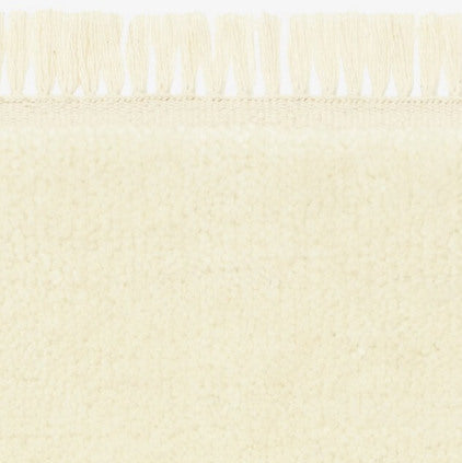 Kvadrat vloerkleed Harvest Coloured Fringes Wit c0101