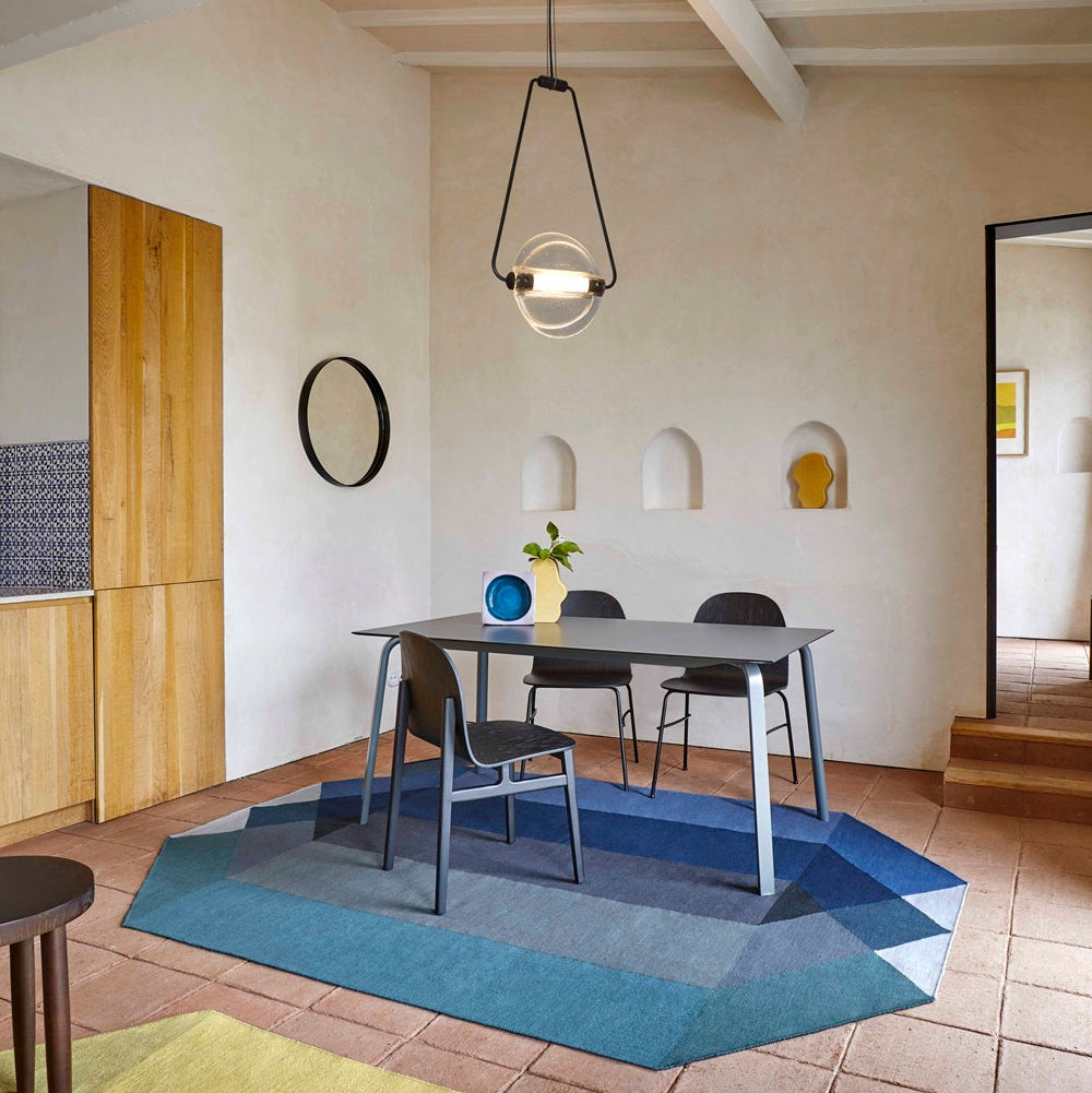 Buitenvloerkleed Gan Rugs Diamond Blue Green sfeer