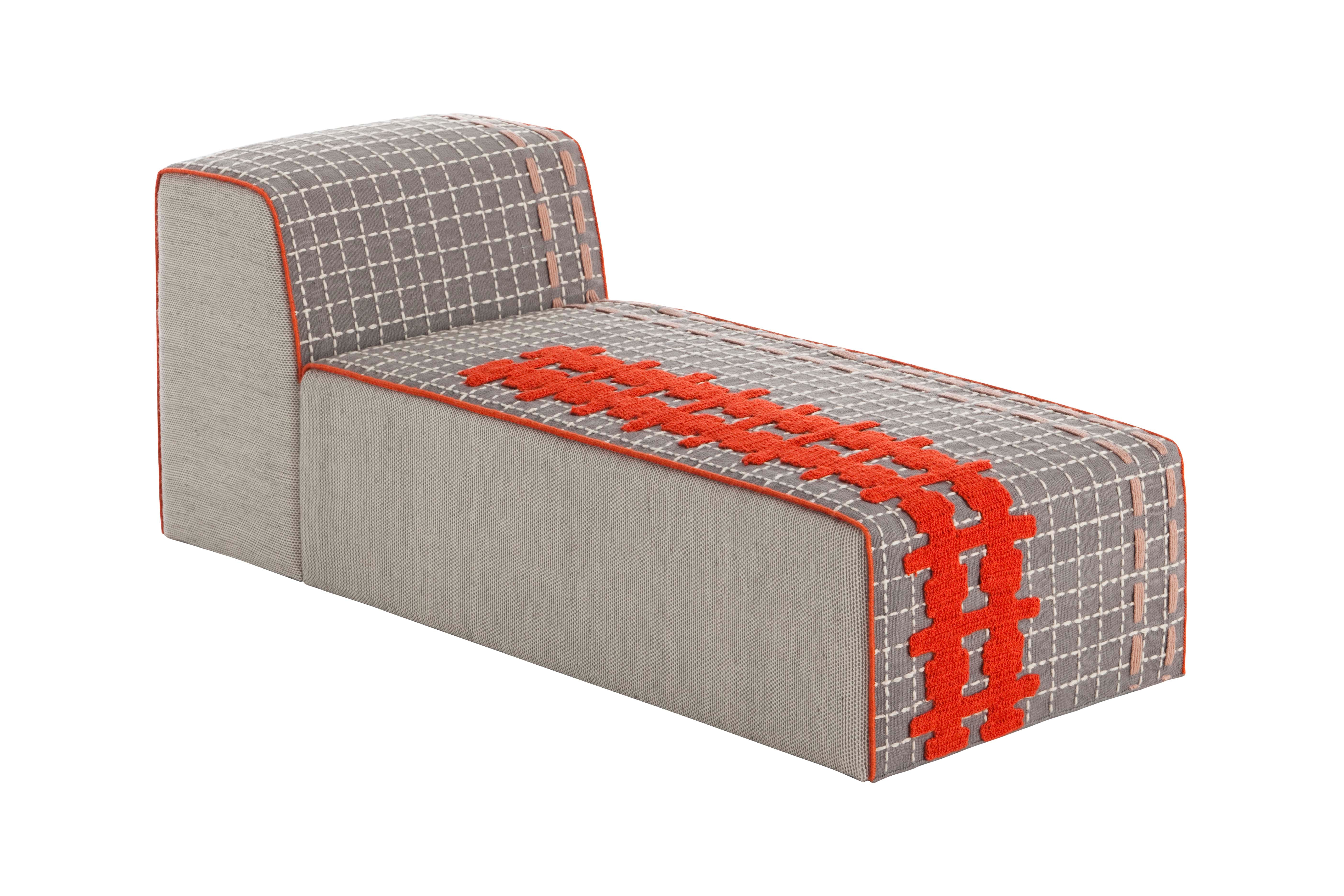 Chaiselongue Gan Rugs Bandas E Grey