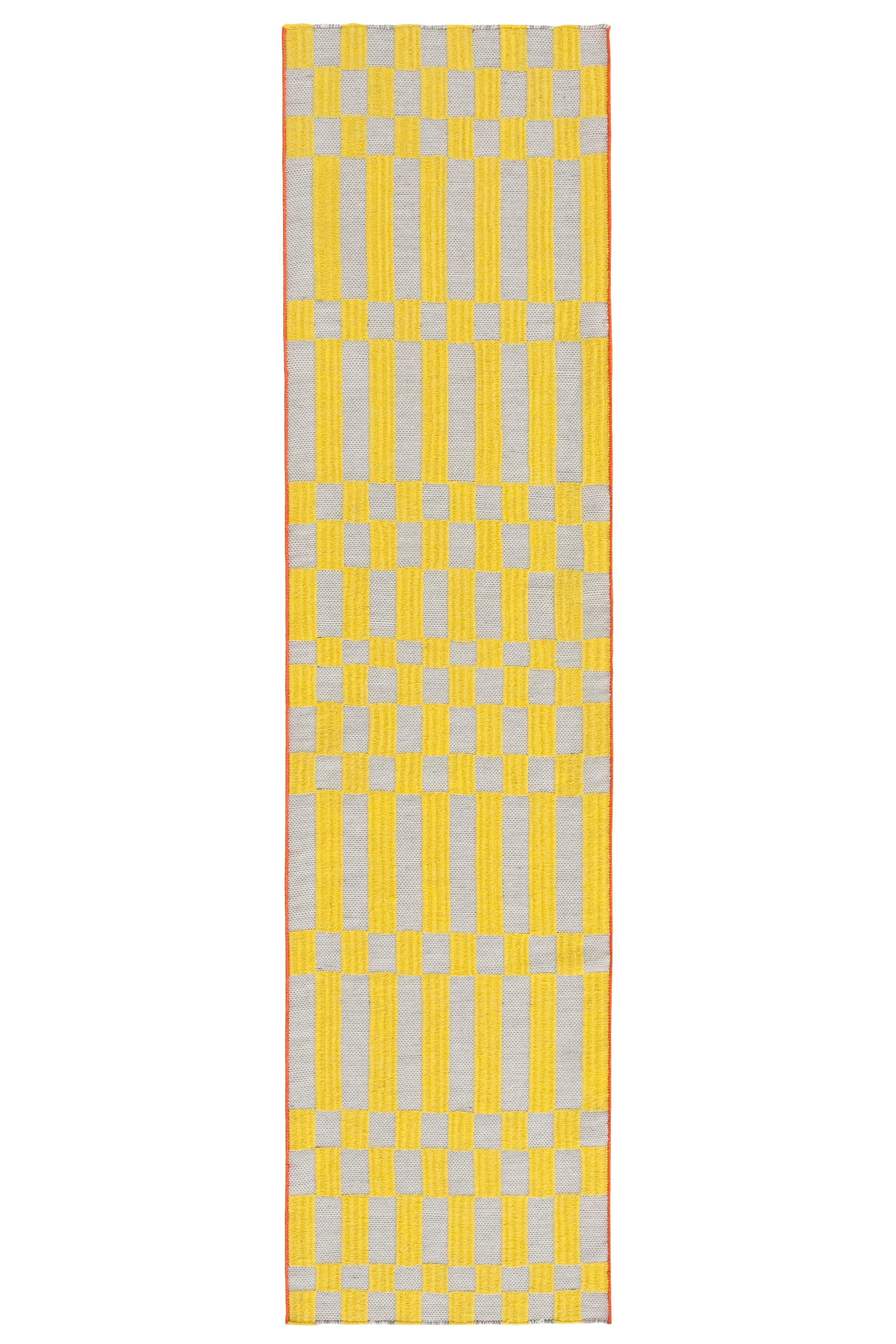 Design vloerkleed Gan Rugs Banda Individual B Yellow