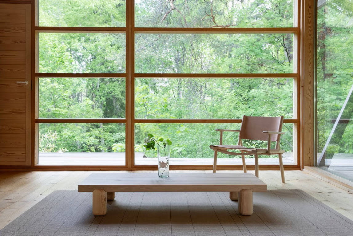 Design vloerkleed Woodnotes Willow 1261545 stone-willow brown interieur