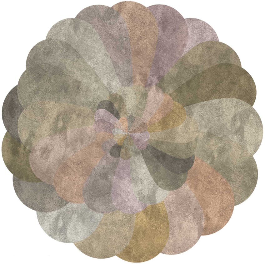 Design vloerkleed ByMaut Christie Pastel