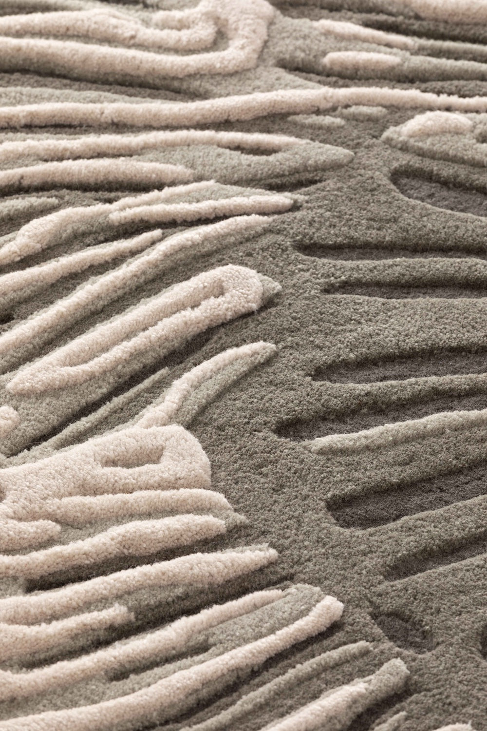Design vloerkleed Gan Rugs Botanica Grey detail