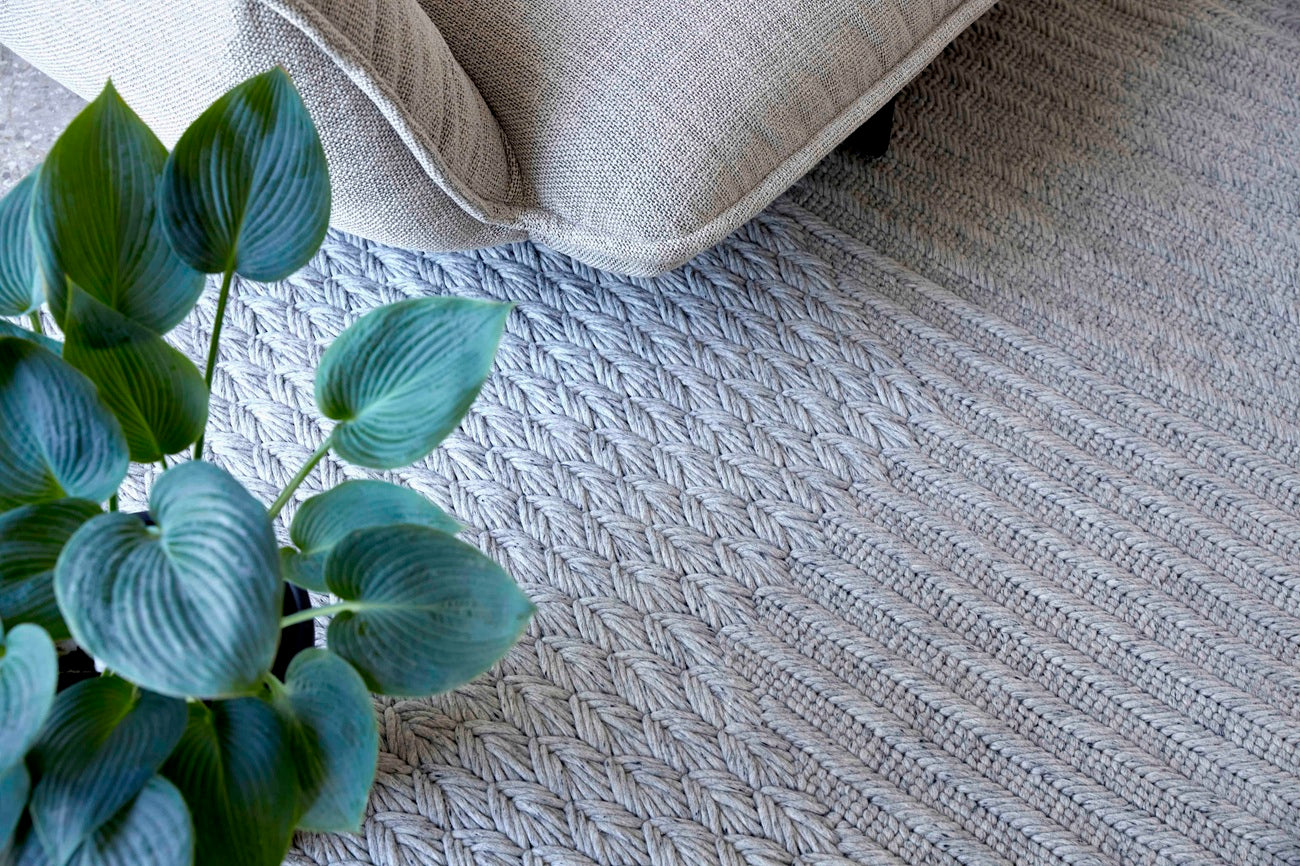 Design vloerkleed Gan Rugs Chaddar Grey sfeer