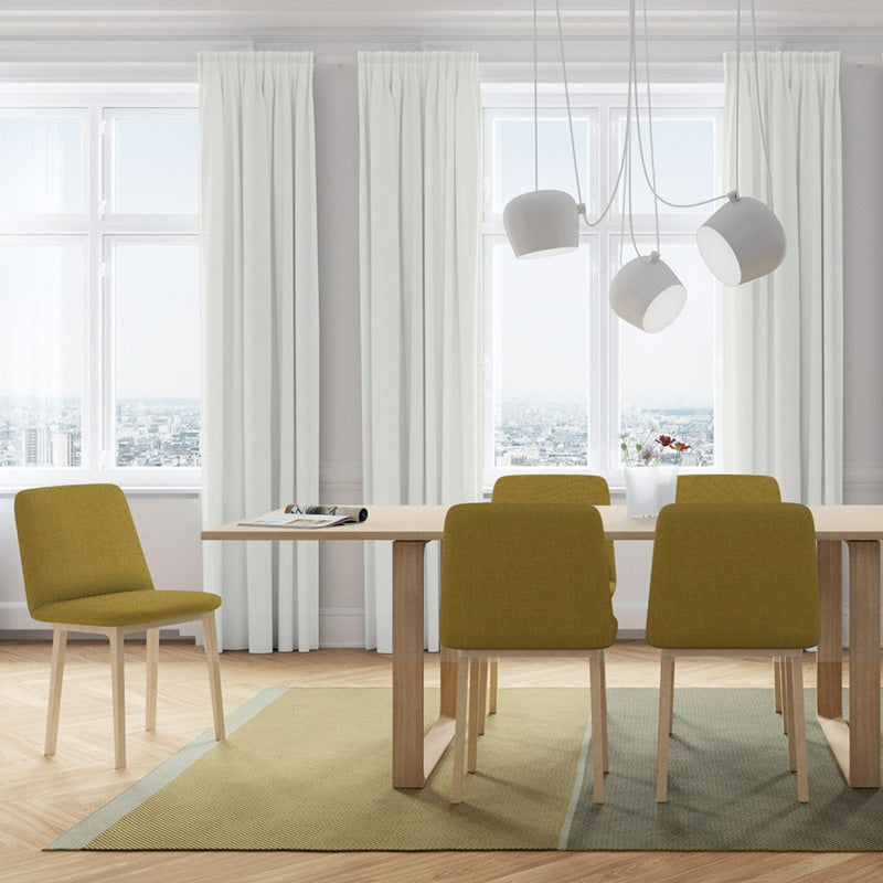 Design vloerkleed Kvadrat Merger Groen Geel 451