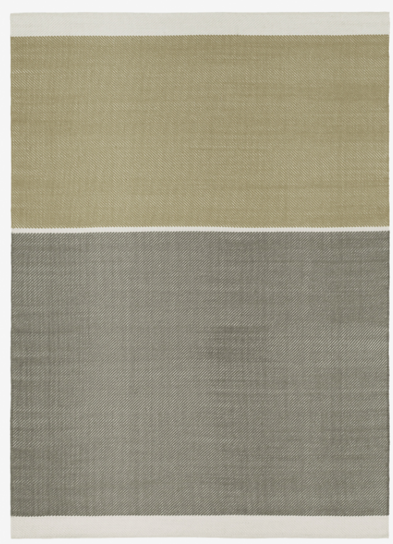 Design vloerkleed Kvadrat Merger Grijs Groen 161