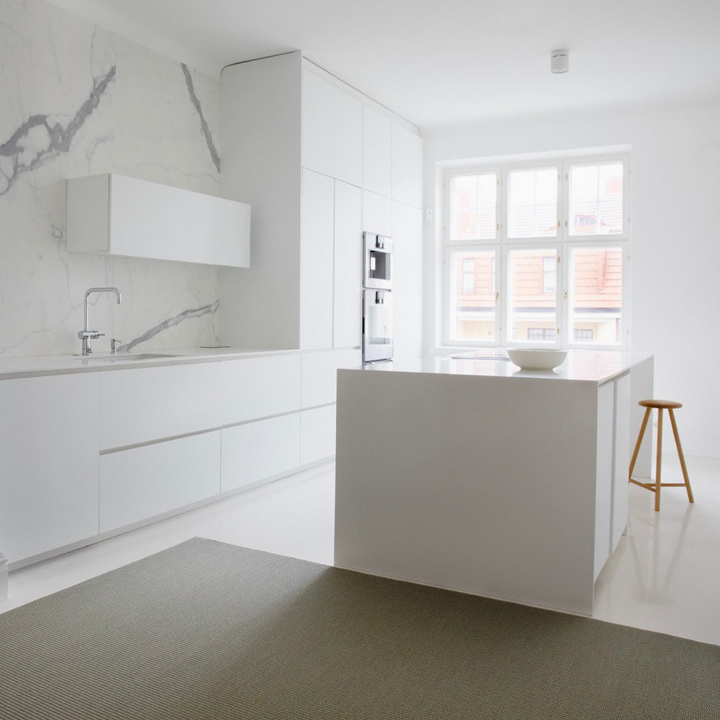 Design vloerkleed Woodnotes Coast Aspen Green - LigthGrey 1322730 interieur