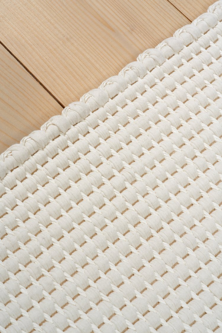 Design vloerkleed Woodnotes Piccolo White White 17116001 detail