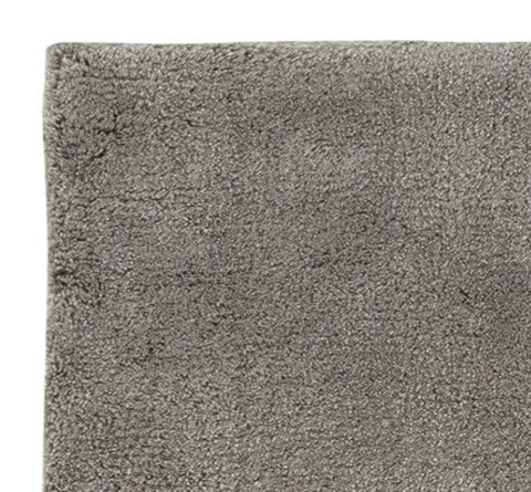 Hoogpolig vloerkleed Haya Donkerbeige 39 detail