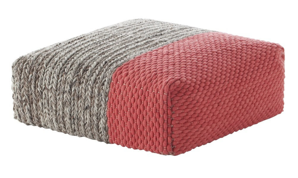 Gan Rugs Mangas Space Poef Coral