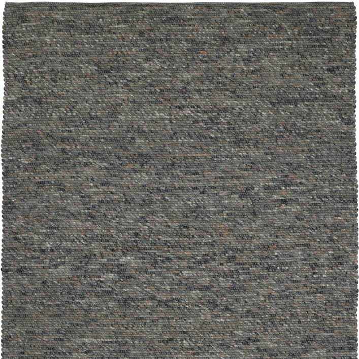 Geweven Wollen vloerkleed Ankie Charcoal