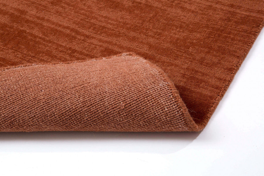 Geweven wollen vloerkleed glossy Lot Terra detail 1