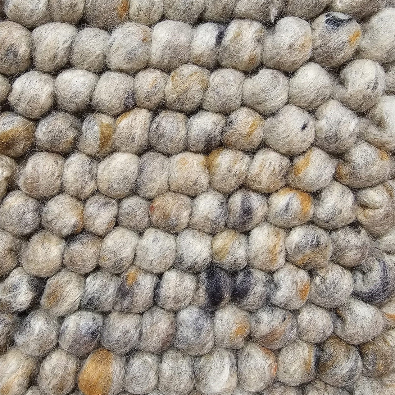 Grof wollen vloerkleed Marit Grijs mix 03