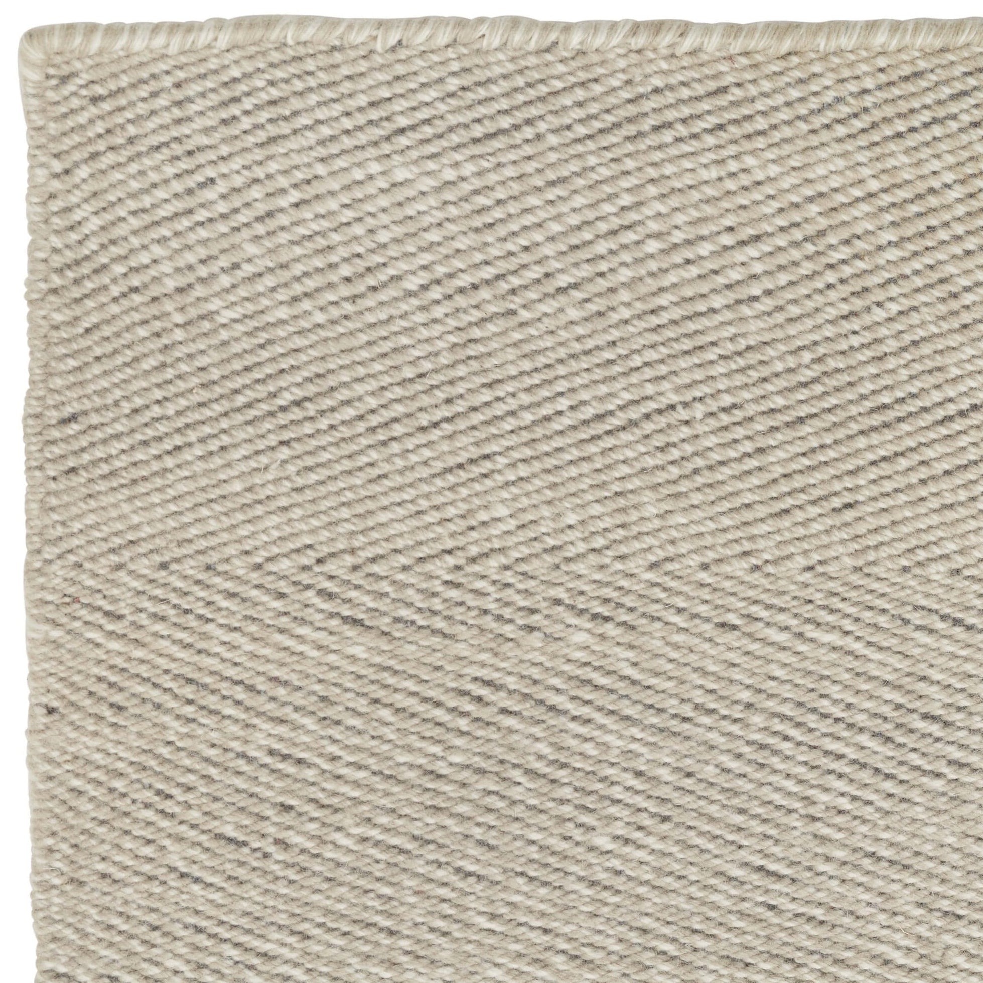 Handgeweven Wollen Vloerkleed Annemijn Zand Detail