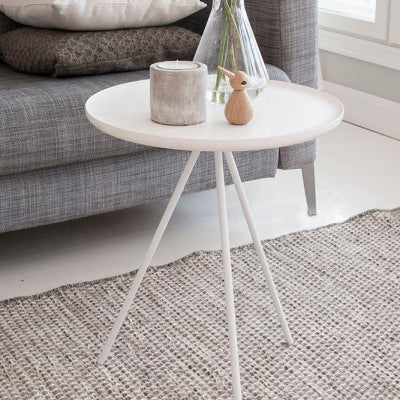 Handgeweven wollen vloerkleed Anna Natural Light Grey interieur