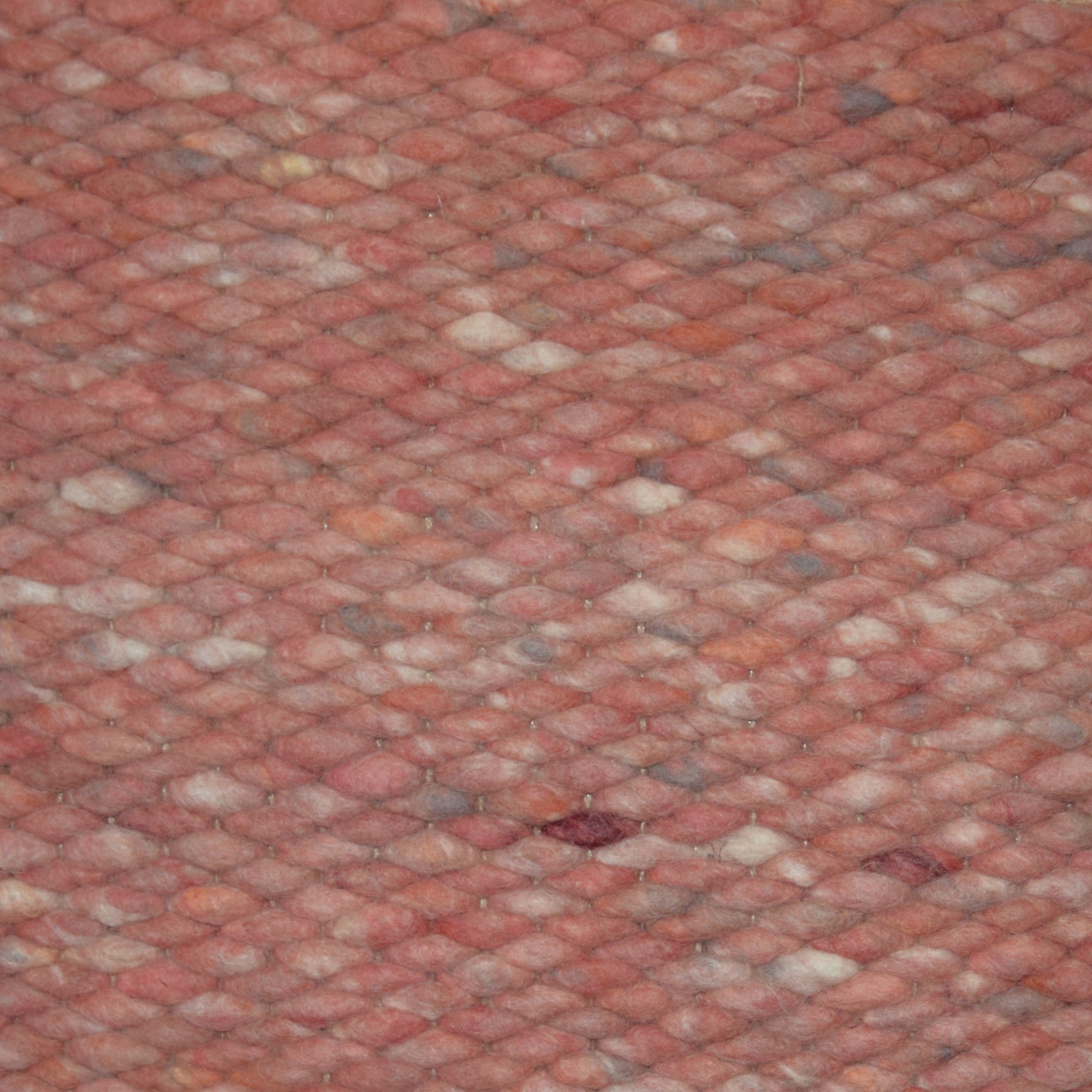 Handgeweven wollen vloerkleed Lisanne Lichtroze 111