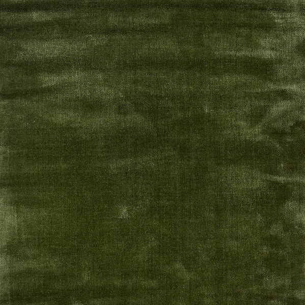 Hoogpolig Glossy Wollen Vloerkleed Viveke Forest Green detail