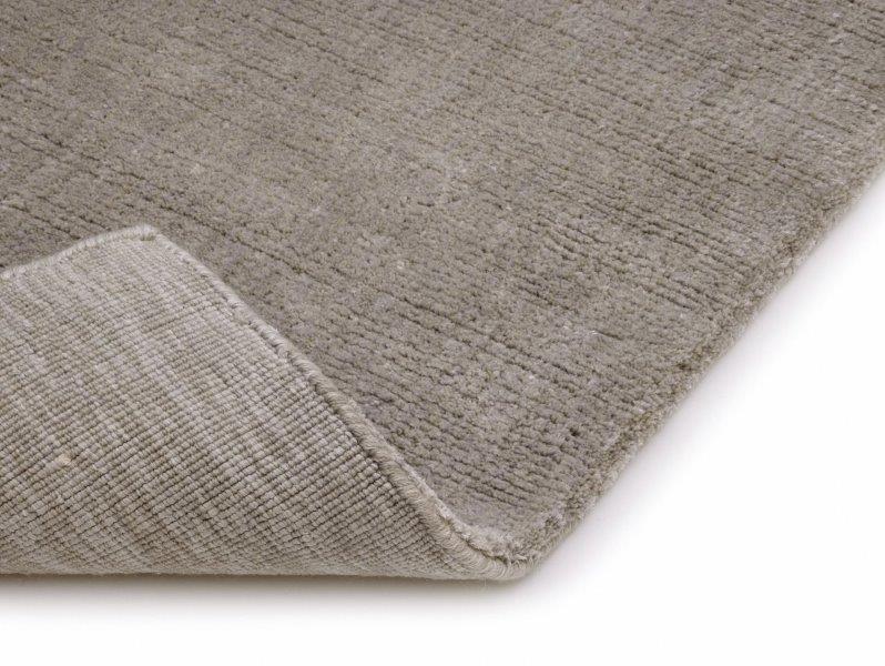 Hoogpolig Glossy Wollen Vloerkleed Viveke Grey detail 3