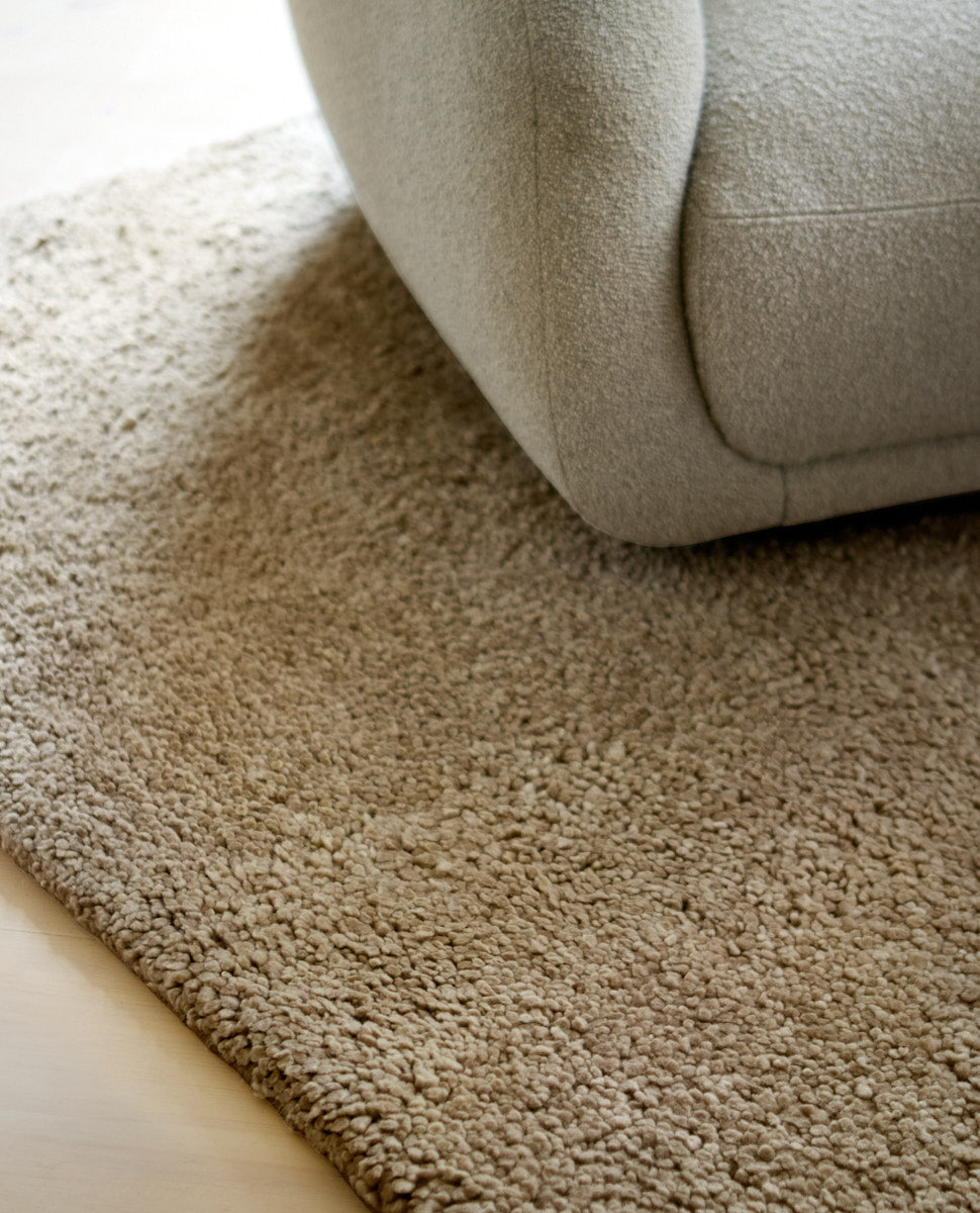 Hoogpolig Handgeweven Wollen Vloerkleed Ellen Cashmere Sfeer