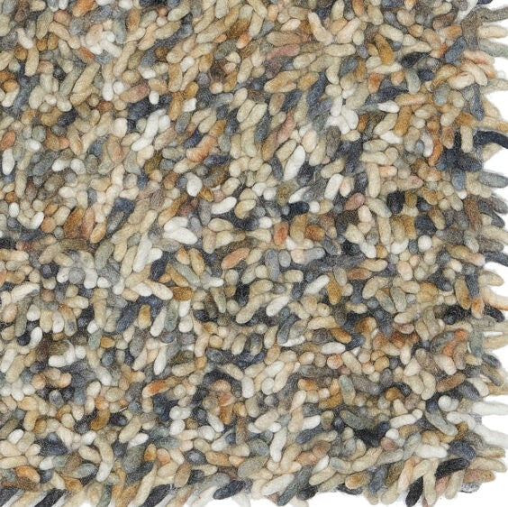 Hoogpolig wollen vloerkleed Steffi Autumn 02