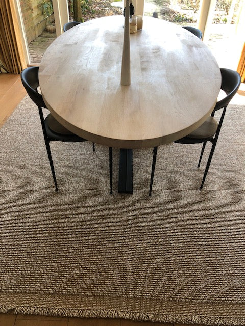 Kvadrat Jute and Wool Beige 0631 sfeer