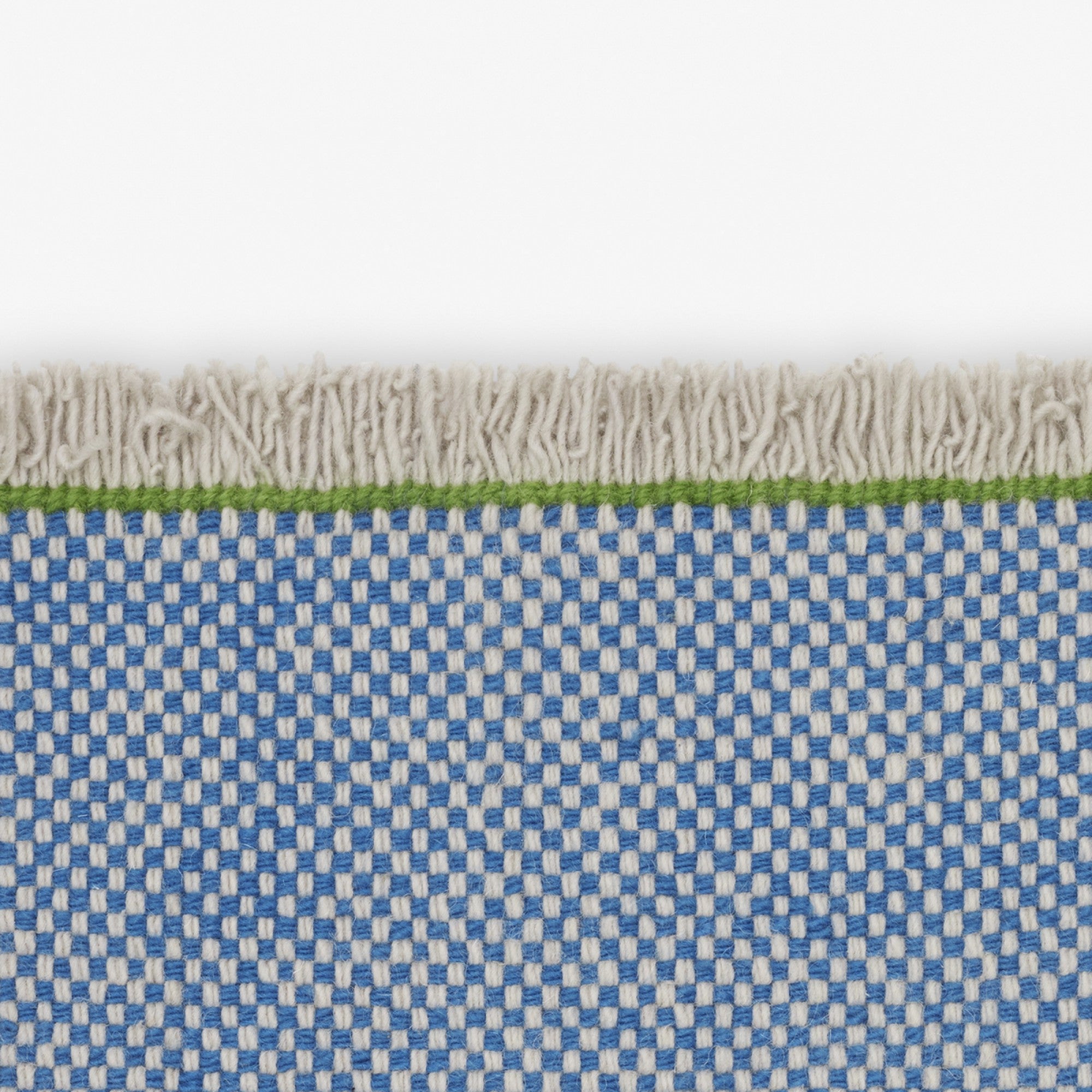 Kvadrat designvloerkleed Duotone Blauw Groen 0741