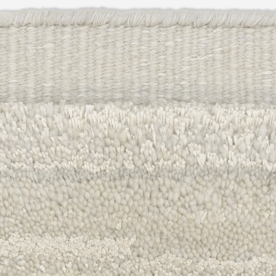 Kvadrat vloerkleed Cascade Gebroken Wit C0006