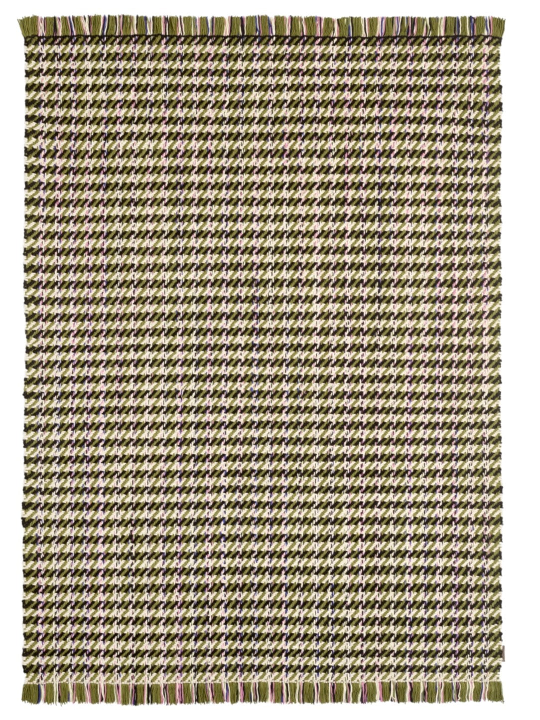 Kvadrat vloerkleed Dashes Groen Roze C093 overview