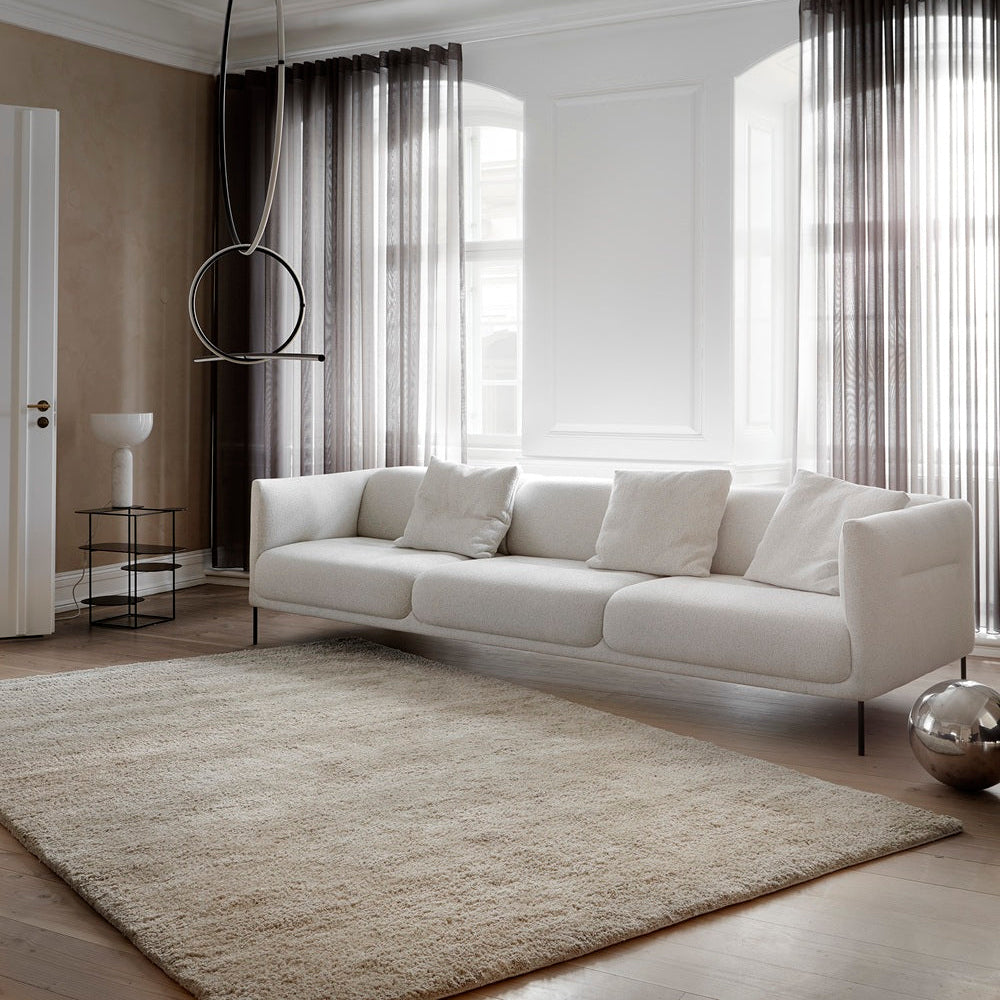 Laagpolig vloerkleed Gitte Beige sfeer