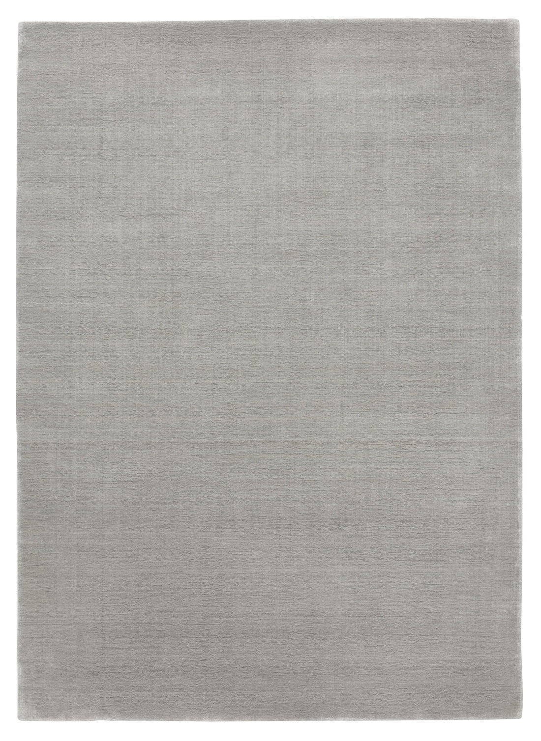 Laagpolig wollen vloerkleed Vivienne Silver