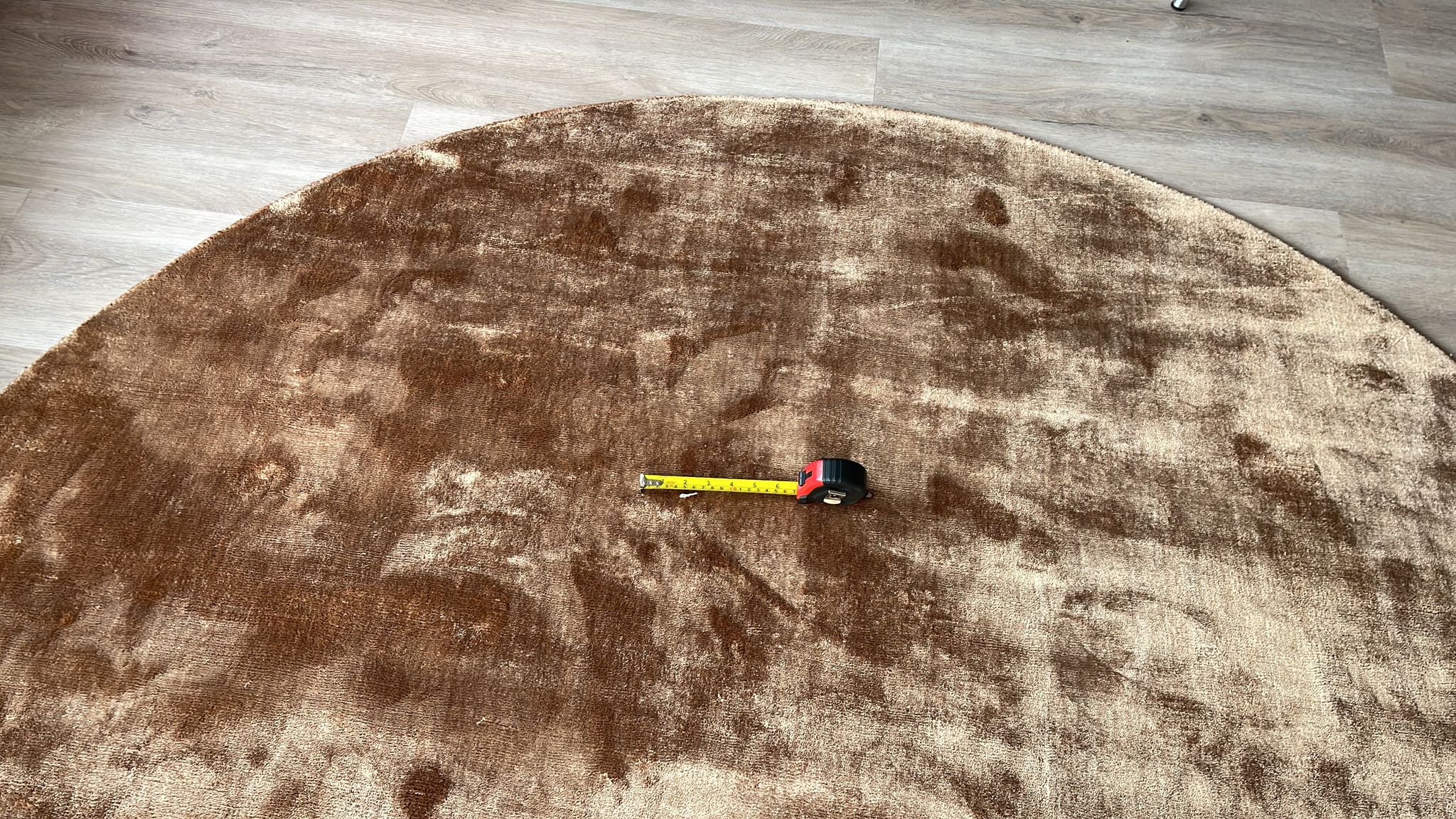 Tweedekans Rond Luxe vloerkleed Lucy Amber D200cm