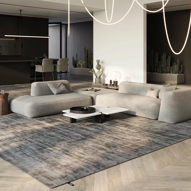 Luxe vloerkleed Eveline Houtskool 29