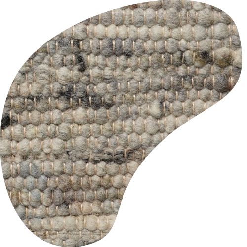 Organisch wollen vloerkleed Arna Grijsblauw 06