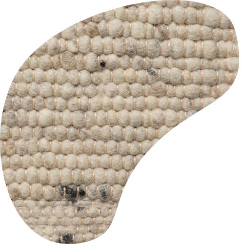 Organisch wollen vloerkleed Arna Lichtgrijs 04