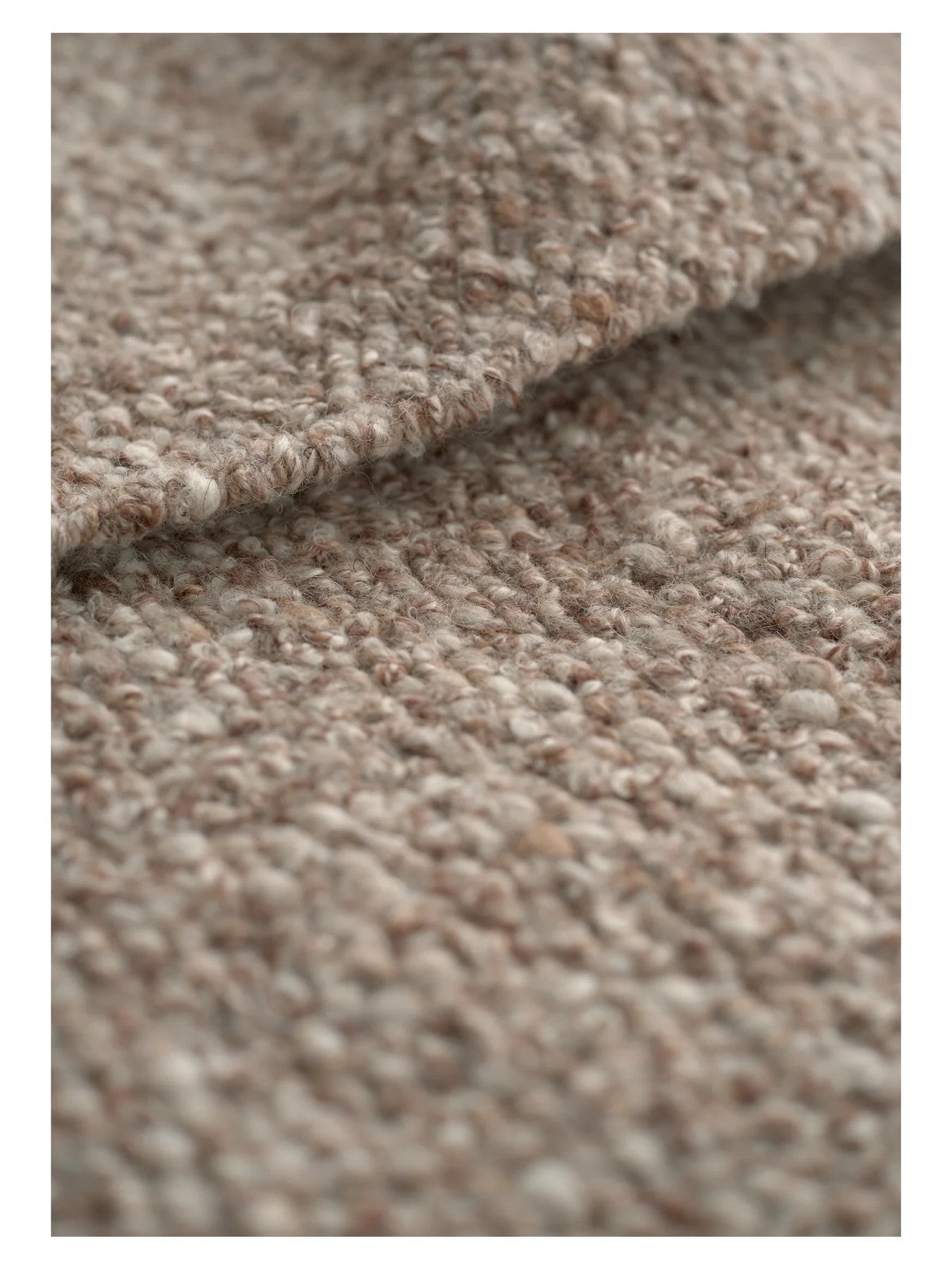 Pippa Camel zacht wollen vloerkleed Detail