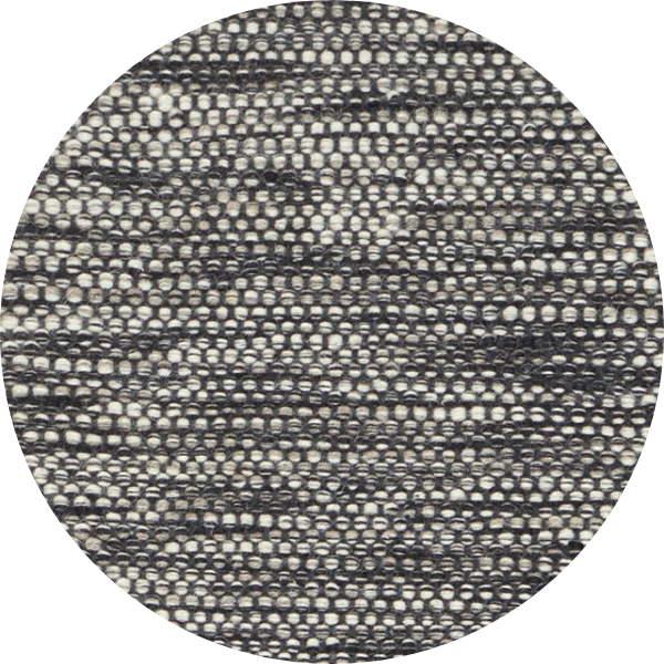 Rond geweven wollen vloerkleed Anna Terazzo