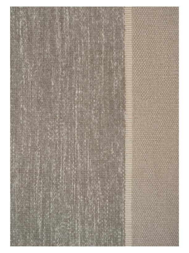 Rond wollen vloerkleed Mila Earth detail