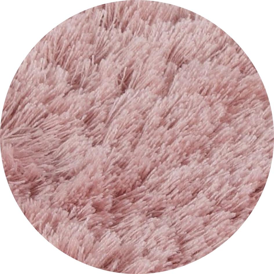 Rond hoogpolig wollen kleed Coco Rose 55